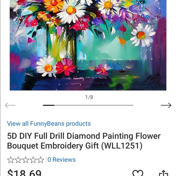 Full diamond painting kit 30 x 40 - Picture 3 of 3